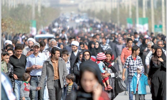 جمعیت ایران ۹۵ میلیونی می‌شود/ کاهش سکونت در روستاها