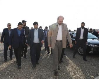 بازدید معاون اجرایی رئیس جمهور از طرح کمربندی شهید سلیمانی