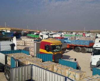 فعالیت تجاری و صادرات کالا در مرز بین‌المللی مهران از سر گرفته شد