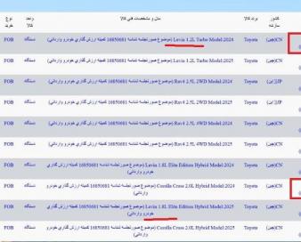 بروزرسانی ارزش گمرکی برخی خودروهای وارداتی
