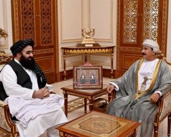 وزیر خارجه طالبان با وزیر دفتر سلطان عمان دیدار کرد