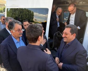 حضور وزیر صنعت، معدن و تجارت در سنندج
