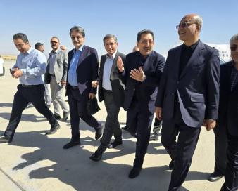 وزیر صنعت، معدت و تجارت وارد سنندج شد