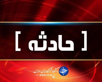سقوط کامیون حامل آبلیمو به رودخانه کنگیر در غرب کرمانشاه