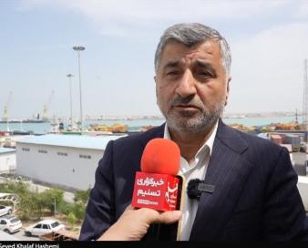 انجام تشریفات گمرکی 218 کامیون حامل کالاهای اربعین در گمرک بوشهر