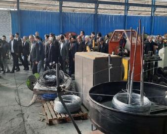 بازدید وزیر کار از شرکت سیم و کابل دامغان، تعاونی موفق در صادرات با ۲۰ مشتری بینالمللی