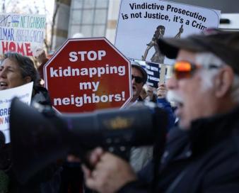 معترضان آمریکایی خواستار خروج ماموران مهاجرت از مریلند شدند