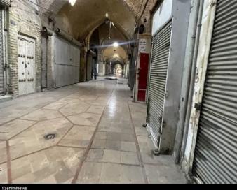 کسبه و بازاریان اراک صف خود را از آشوب و برهم زنندگان امنیت جدا کردند