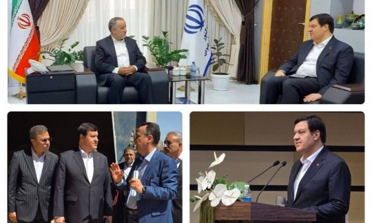دیدار مدیرعامل بانک ملت با استاندار خراسان جنوبی و بازدید از چند شرکت تولیدی و شعب بانک در استان