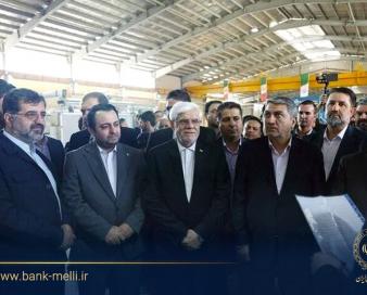افتتاح واحد بزرگ ریسندگی در قم با سرمایه گذاری بانک ملی ایران